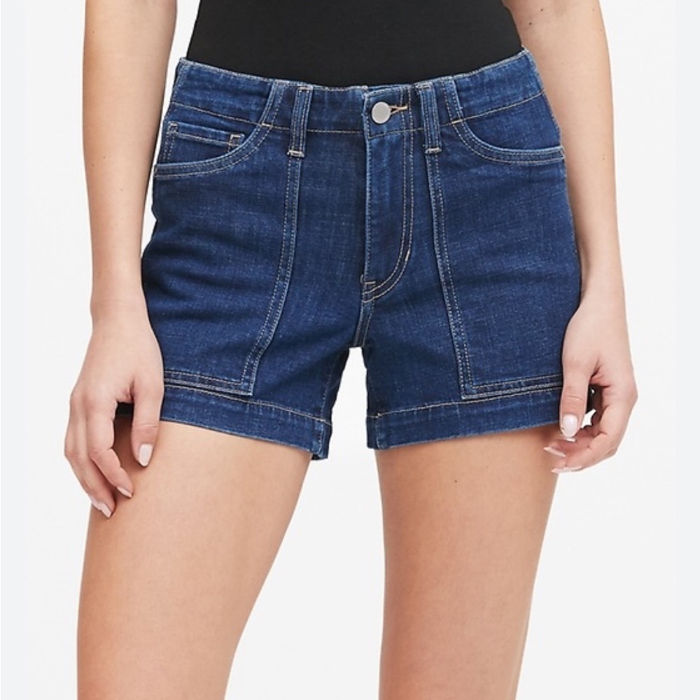 Banana Republic Dark Blue Denim Jean Shorts